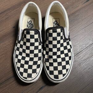 Vans Classic Slip-On Checkerboard Shoe